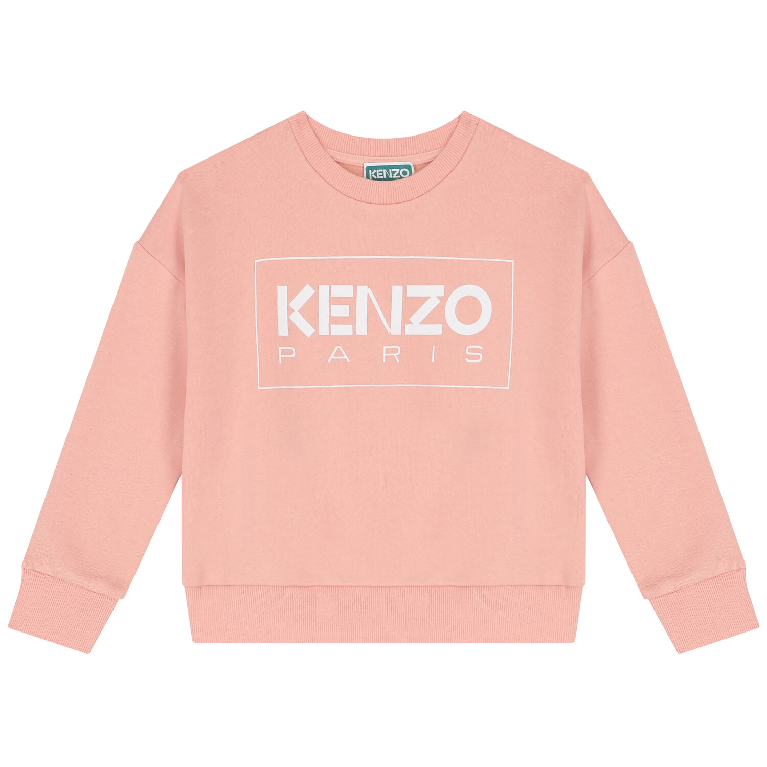 Girls Pink Logo Sweatshirt, 1, hi-res